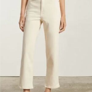 Everlane Way High Jeans in Ecru